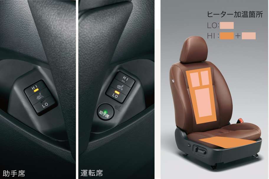 快適温熱シート(運転席・助手席)